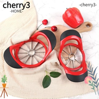 Cherry3 เครื่องปอกเปลือกลูกแพร์ สเตนเลส 8 ชิ้น ด้ามจับตามหลักสรีรศาสตร์ สําหรับลูกแพร์ ผลไม้