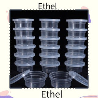 Ethel1 กล่องเก็บดินน้ํามัน ถ้วยบอล 3/20 ชิ้น