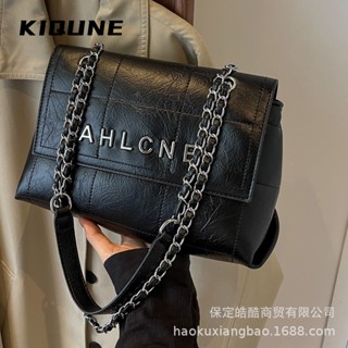 KIQUNE   กระเป๋าสะพาย ข้าง กระเป๋าผู้หญิงสะพายข้าง 2023 new  คุณภาพสูง High quality Unique ins L91TNAT 37Z230910