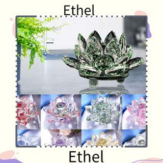 Ethel1 ตุ๊กตาดอกบัวคริสตัล หลากสี สําหรับตกแต่งบ้าน ออฟฟิศ