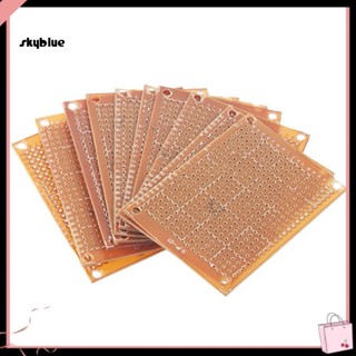 [Sy] บอร์ดวงจรทดลอง PCB ทองแดง 5x7 ซม. 10 ชิ้น