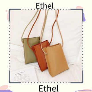 Ethel1 กระเป๋าถือ กระเป๋าสะพายไหล่ แบบหนัง ขนาดเล็ก ใส่โทรศัพท์ได้ แฟชั่นสําหรับสตรี