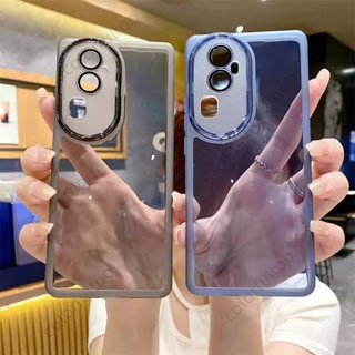 เคสโทรศัพท์มือถือ ซิลิโคนนิ่ม ใส บางมาก ลายดาว วิบวับ เรียบง่าย สําหรับ Oppo Reno 10 5G 10 Pro Plus 10Pro+ Reno10Pro Reno10 4G 5G 2023