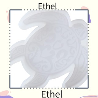 Ethel1 แม่พิมพ์ซิลิโคนเรซิ่น รูปเต่าทะเล สีขาว สําหรับทํางานแฮนด์เมด DIY