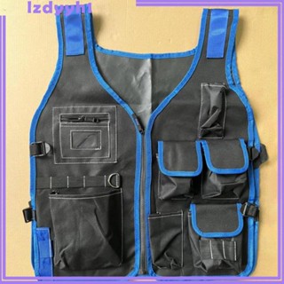 [JoyDIY] กระเป๋าเครื่องมือ เสื้อกั๊ก หลายกระเป๋า ปรับได้ น้ําหนักเบา สําหรับช่างไฟฟ้า ตั้งแคมป์ ช่างไม้ ตกปลา