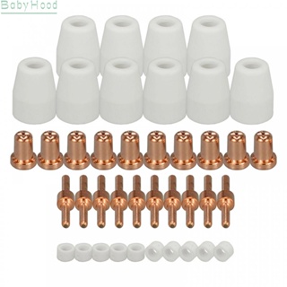 【Big Discounts】40pc PT-31 Plasma Electrode 18205L Tips Nozzle Extended 18866L Shroud Shield Cup#BBHOOD