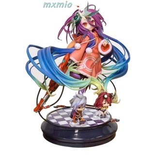 Mxmio โมเดลฟิกเกอร์ อนิเมะญี่ปุ่น No Game No Life Shiro Game of Life สําหรับตกแต่งบ้าน