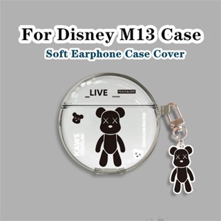 【Ĕĕ】เคสหูฟัง แบบนิ่ม แบบใส ลายการ์ตูนดิสนีย์น่ารัก สําหรับ Disney M13 M13