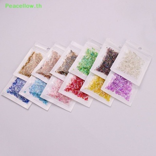 Peacellow ลูกปัดแก้ว คละสี 10 กรัม สําหรับทําเครื่องประดับ DIY TH