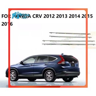 Rto แถบพลาสติกซีลหน้าต่างรถยนต์ สําหรับ honda CRV 2012 2013 2014 2015 2016 4 ชิ้น