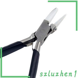 [Szluzhen1] คีมปากกรรไกรไนล่อน กันลื่น สําหรับซ่อมแซมเครื่องประดับ งานฝีมือ DIY