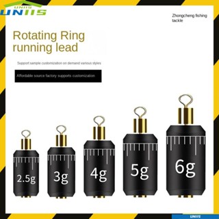 Uniis ตะกั่วถ่วงน้ําหนัก ทรงกลม คุณภาพสูง 2.5-10 กรัม สําหรับตกปลา