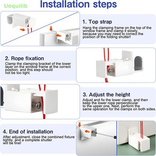 Uequilib ใหม่ ที่จับมู่ลี่ แนวนอน แบบเปลี่ยน สําหรับหน้าต่างบ้าน