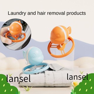 Lansel 2 ชิ้น ซักผ้า|ถุงตาข่ายกรองขนสัตว์เลี้ยง แบบลอยน้ํา ทนทาน ใช้ซ้ําได้ สําหรับซักผ้า|ถุงกรองผม