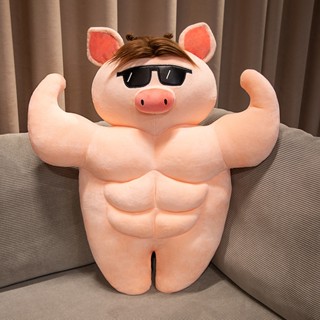 หมอนตุ๊กตา รูปหมูน่ารัก ของเล่นสําหรับแฟนหนุ่ม กล้ามเนื้อหน้าท้อง