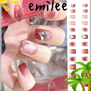 Emilee เล็บปลอม ถอดออกได้ DIY 24 ชิ้น