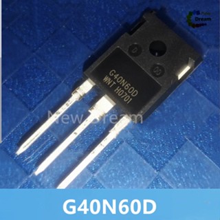 ใหม่ ของแท้ อินเวอร์เตอร์เชื่อมท่อ IGBT G40N60D TO-247 600V 40A 2 ชิ้น