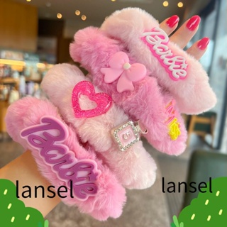 Lansel ยางรัดผมหางม้า แบบยืดหยุ่น สีพื้น เครื่องประดับ สําหรับตุ๊กตาบาร์บี้