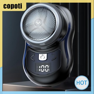 Copoti เครื่องโกนหนวดไฟฟ้าดิจิทัล 180mAh ขนาดเล็ก ชาร์จไฟได้ สําหรับบ้าน