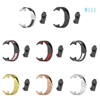 Will Sport สายนาฬิกาข้อมือสเตนเลส ทนทาน สําหรับ Pixel Smartwatch