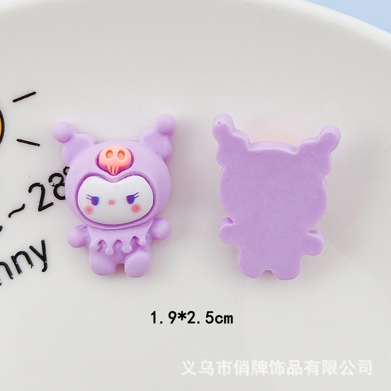 [2 #] Jibbitz Crocs ใหม่ kt Cat Chacha Dog Melody Big Ear Dog Kulomi ผ้าโพกศีรษะ วัสดุเรซิ่น เครื่องประดับ อุปกรณ์เสริมรองเท้า หัวเข็มขัด QP