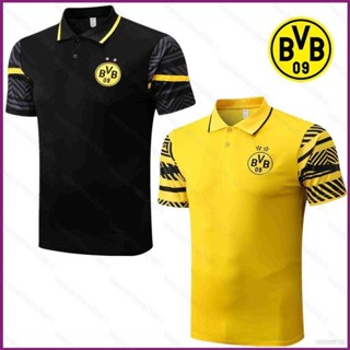 เสื้อโปโลแขนสั้น ลายทีมชาติฟุตบอล NP2 2022-2023 Dortmund Dortmund ชุดเหย้า สําหรับผู้ชาย และผู้หญิง PN2