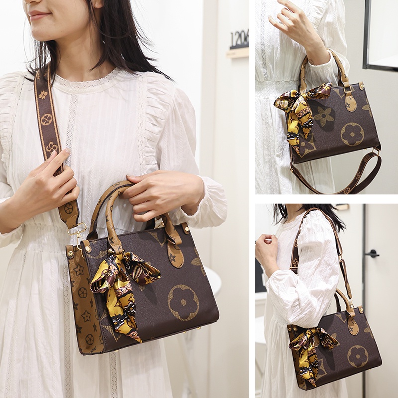 กระเป๋าถือ กระเป๋าสะพายไหล่ ผ้าเรยอน ทรงโท้ท ขนาดใหญ่ จุของได้เยอะ เข้ากับทุกการแต่งกาย หรูหรา แฟชั่นทันสมัย สําหรับสตรี