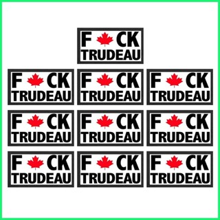 สติกเกอร์กันชน ลายตลก Fuck Trudeau สําหรับติดตกแต่งหน้าต่างรถยนต์