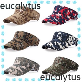 Eucalytus1 หมวกกันแดด ผ้าฝ้าย สําหรับวิ่ง เล่นกีฬา