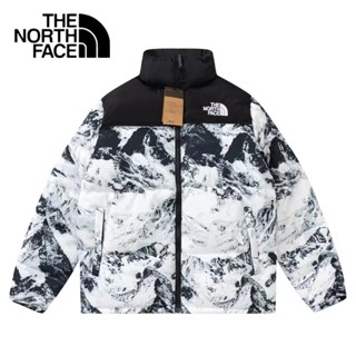 เสื้อแจ็กเก็ต ผ้าฝ้าย แบบหนา ปักลายโลโก้ The North Face แบบดั้งเดิม แฟชั่นฤดูหนาว สําหรับผู้ชาย และผู้หญิง