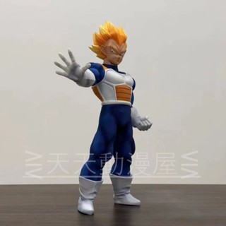 ส่งฟรี พร้อมส่ง โมเดลฟิกเกอร์ อนิเมะ Dragon Ball SHK Flip Hair Wave Universe Suit Vegeta GK Statue Dal Super Saiyan สําหรับตกแต่ง