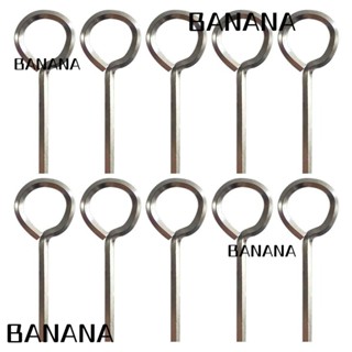 Banana1 ประแจอัลเลน หกเหลี่ยม 1/8 นิ้ว สีเงิน พร้อมซ็อกเก็ตโลหะ 10 ชิ้น