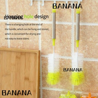 Banana1 แปรงทําความสะอาดขวดน้ํา ด้ามจับยาว 32.5 ซม. สุ่มสี สําหรับห้องครัว