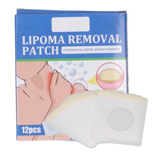 Peach Beauty 12pcs Lipoma Relief Patch Soothing ลดความเจ็บปวดแผ่นกำจัด สมุนไพรสำหรับปมไขมัน