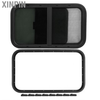 Xinpin Camper Window 700x400mm Lightweight Vertical Horizontal Installation Replacement RV Tinted with Insect Screen for