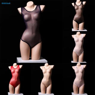 【HODRD】Womens Bodysuit Nylon See Through Sexy Sheer Nightwear Slight Strech Soft【Fashion】