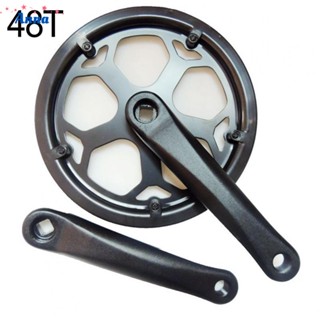 【Anna】Single Chainring Bicycle CrankArm Set 48T 40T 52T 170mm Crankset Square Hole