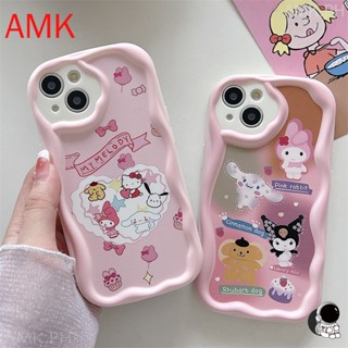 Amk เคสโทรศัพท์มือถือ แบบใส ลายสุนัขคลื่น 3D สําหรับ OPPO A96 A76 A17 A17K A16K A16E A16 A15 A15S A94 A93 A78 A74 A95 A57 A55 A54 A5 A9 Reno 8T 7Z 8Z 7 8 6 4 5 lite 5G เคสโทรศัพท์ STNYK