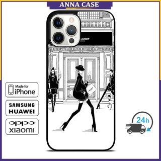 เคสโทรศัพท์มือถือ ลาย Megan Hess Paris 23 สําหรับ iPhone 14 Pro Max 13 Pro Max Samsung Galaxy Note10+ S21Ultra