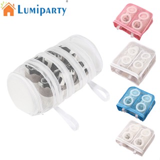 Lumiparty ถุงตาข่ายซักรองเท้า ป้องกันการเสียรูป แบบพกพา สําหรับรองเท้า