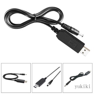 Kiki DC5V เป็น 12V สาย USB บูสท์ ตัวแปลง สเต็ปอัพ สายไฟ สําหรับ Wifi เราเตอร์ โมเด็ม พัดลม