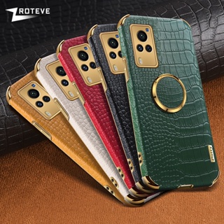 For Vivo Y27 5G/Y78 Case Zroteve Crocodile Pattern Leather Cover For Vivo Y27 4G/Y35 Plus Shockproof Phone Cases