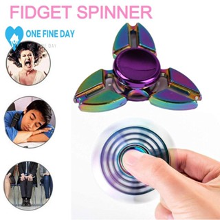 Exzos Fidget Spinner Palm Rotation Gyro Hand Spinner ของเล่นคลายเครียด ฝึกสมาธิ N4U8