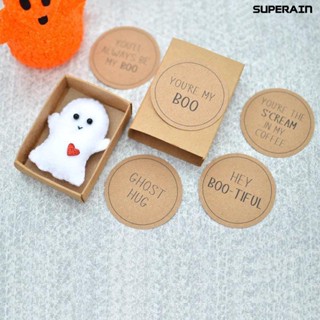 (super) ตุ๊กตาผีน่ารัก พร้อมการ์ดอวยพร รูปหัวใจ ใส่สบาย สําหรับเป็นของขวัญ 1 ชุด