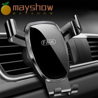 Mayshow ที่วางโทรศัพท์ในรถยนต์ แบบสากล 360° ขาตั้งโทรศัพท์มือถือ แบบหมุนอัตโนมัติ สําหรับยานพาหนะ