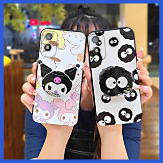 Kickstand Anti-dust Phone Case For Itel A18/Tecno POP6C Anti-knock Soft Case glisten Durable TPU Cute Back Cover drift sand