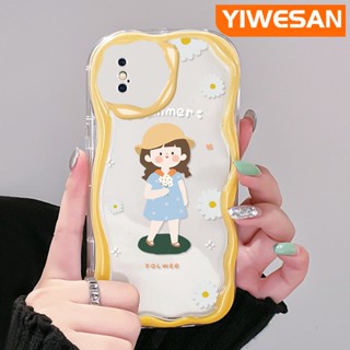 สําหรับ iPhone X Xs Xr Xs Max เคส การ์ตูน น่ารัก ฤดูร้อน เด็กผู้หญิงตัวเล็ก ลวดลาย เคสใส เนื้อครีม เคสโทรศัพท์ ฝาครอบป้องกัน