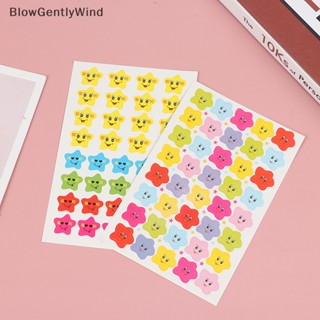 Blowgentlywind สติกเกอร์ฉลาก รูปดาวยิ้มน่ารัก สําหรับติดตกแต่งโรงเรียน ครู 400 ชิ้น BGW