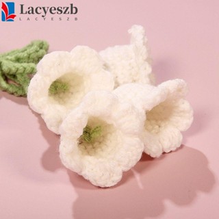 Lacyeszb พวงกุญแจถักโครเชต์ จี้ดอกไม้น่ารัก แฮนด์เมด DIY