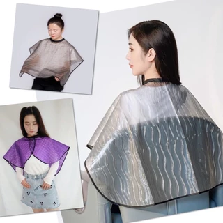 🌈 ผ้าคลุมย้อมผม PVC ผ้าคลุมทำสีผม ผ้าคลุมตัดผม ชุดคลุมย้อมผม ที่รองตัดผม ผ้ารองย้อมผม เสื้อคลุมตัดผม 🌈